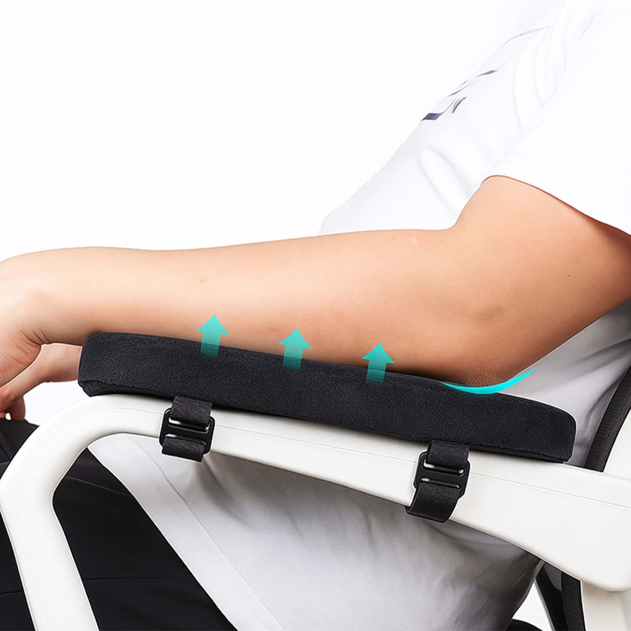 SHAPEVITAL Cuscinetti ergonomici per braccioli | antiscivolo | con cin