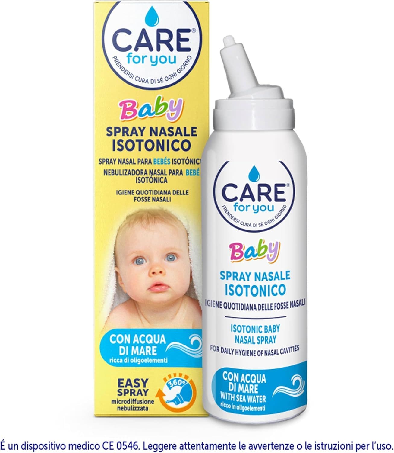 Care For You Spray Nasale Isotonico Baby, 100 ml - da 2 mesi 100 ml view 2