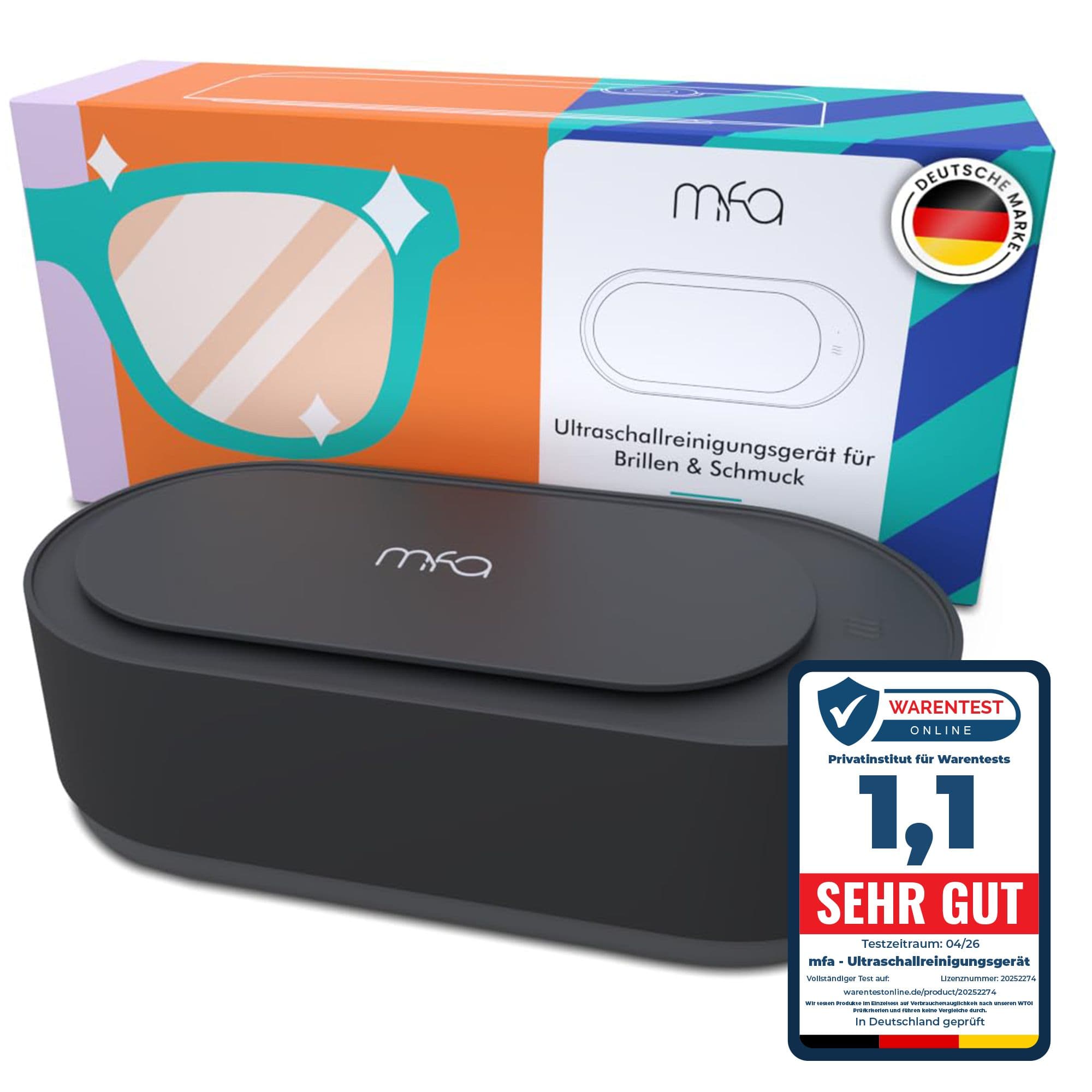 mfa® dispositivo di pulizia a ultrasuoni per occhiali e gioielli 1 pz 