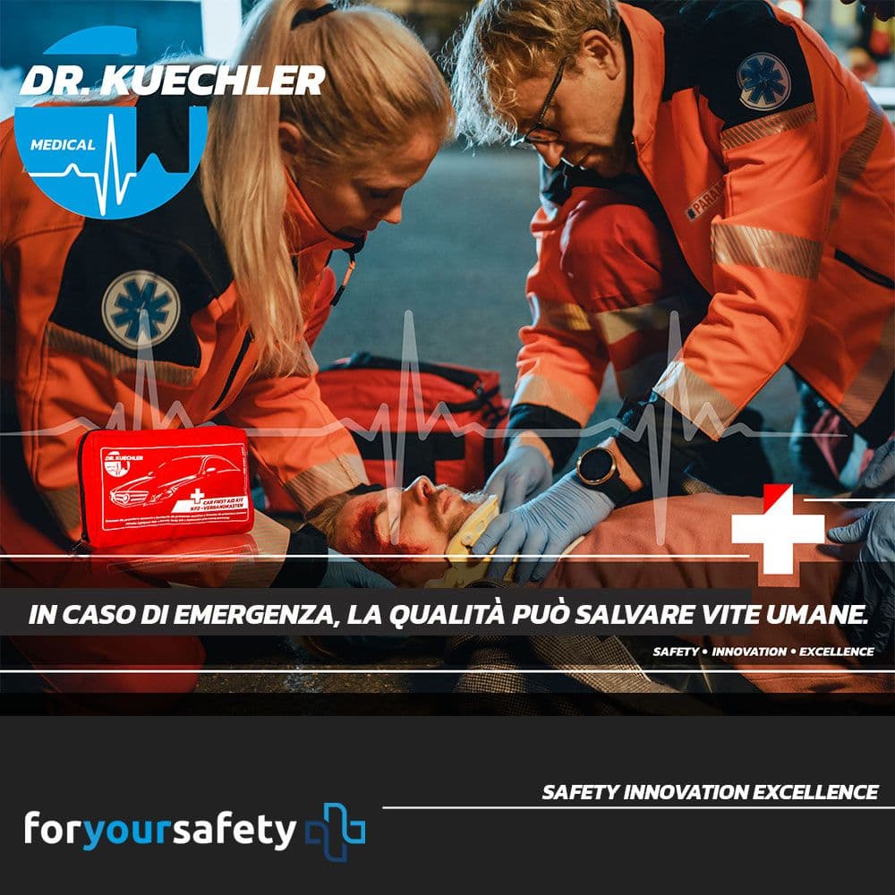 Dr. Kuechler Medical® Kit di pronto soccorso per auto DIN 13164, borsa view 2