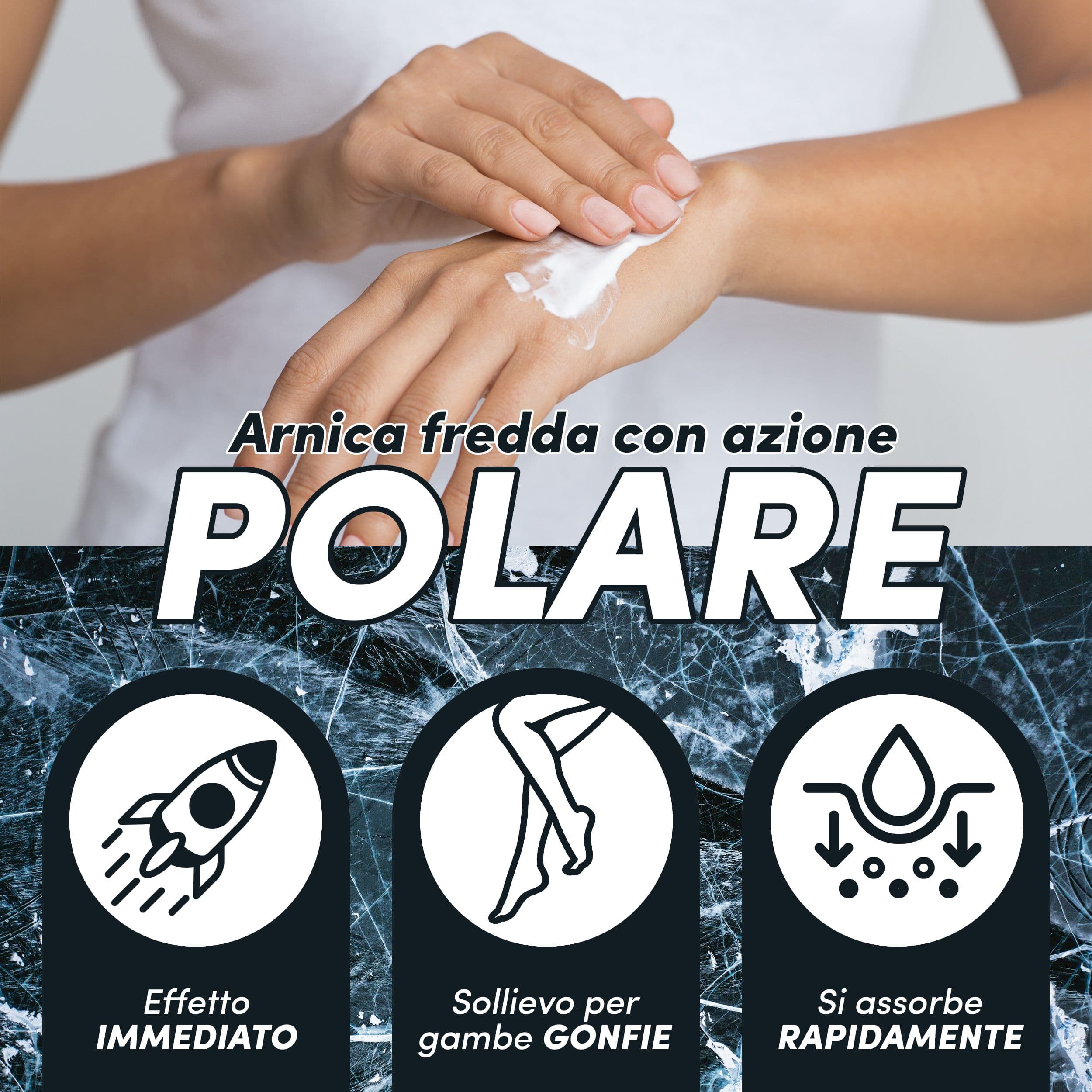 Gel Arnica Polare Gel con Effetto Glaciale 100ml 100 ml Gel view 2