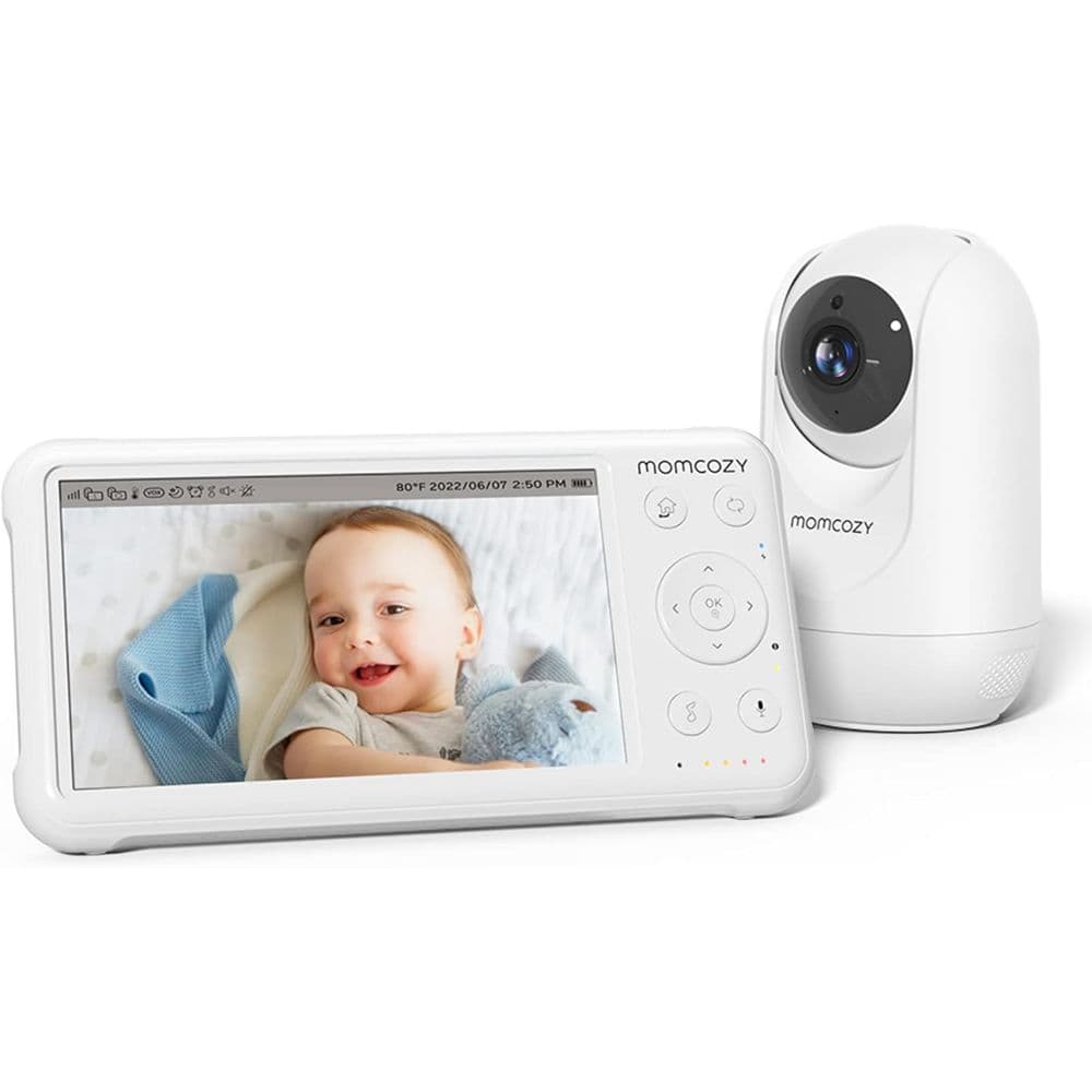 Baby monitor con telecamera Momcozy da 5 pollici con video HD 1080P 1 