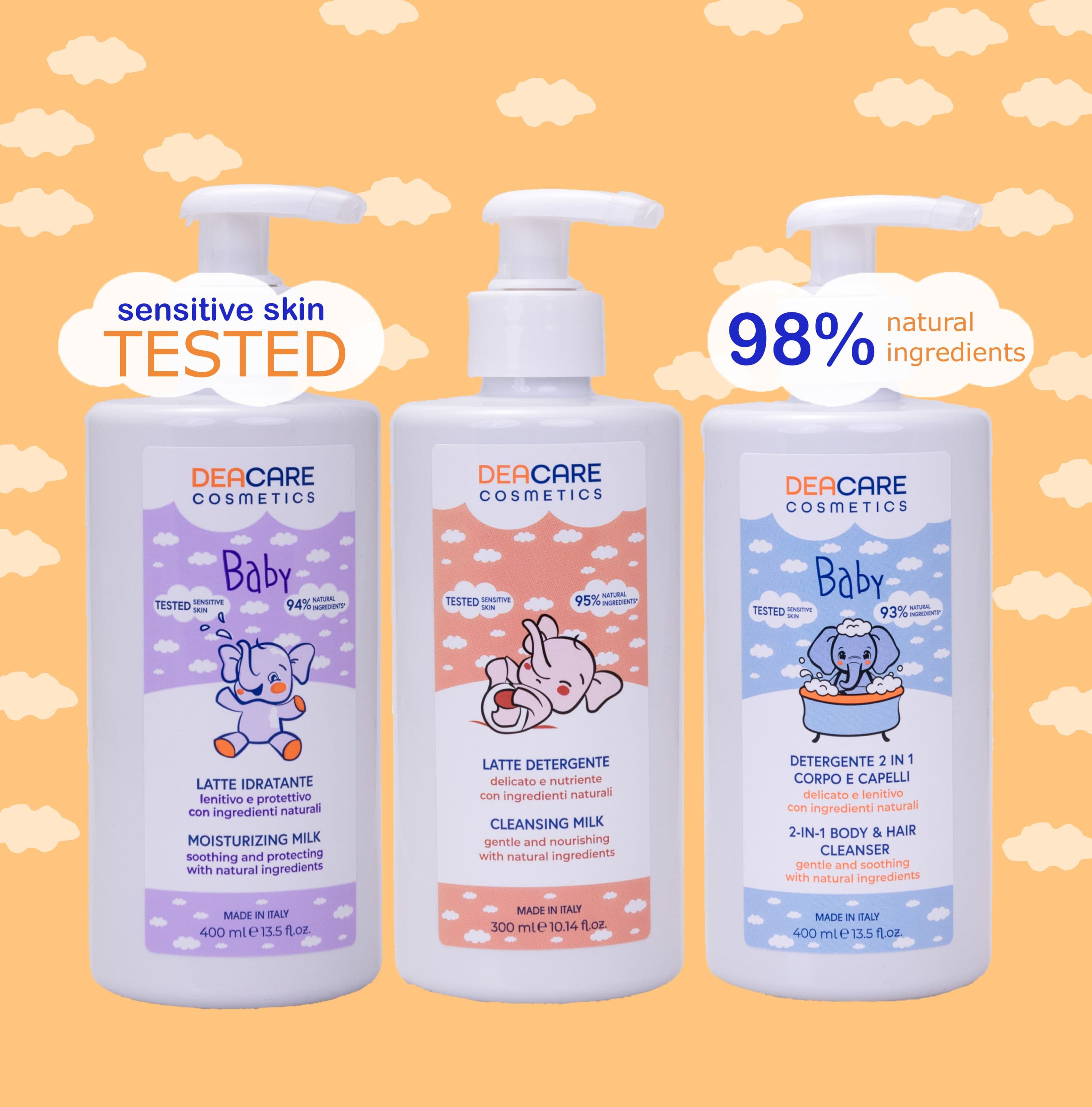 DEACARE Baby - Latte Idratante + Latte Detergente + Bagno Shampoo - 40 view 2