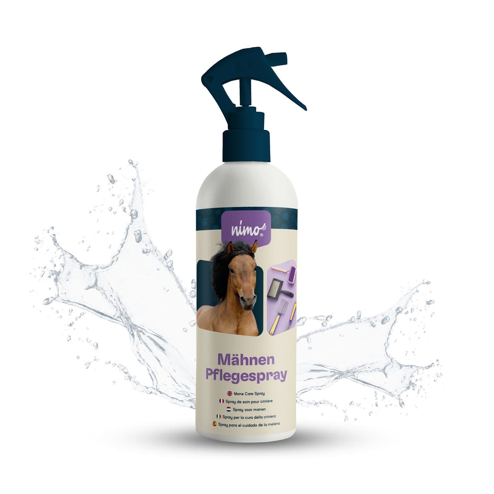nimo® spray per la cura della criniera •  per facilitare la pettinatur