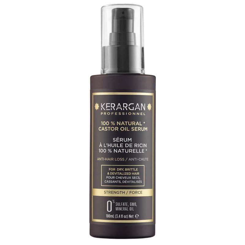 Kerargan - Siero Olio di Ricino - Anti-Caduta - Capelli Secchi - Senza