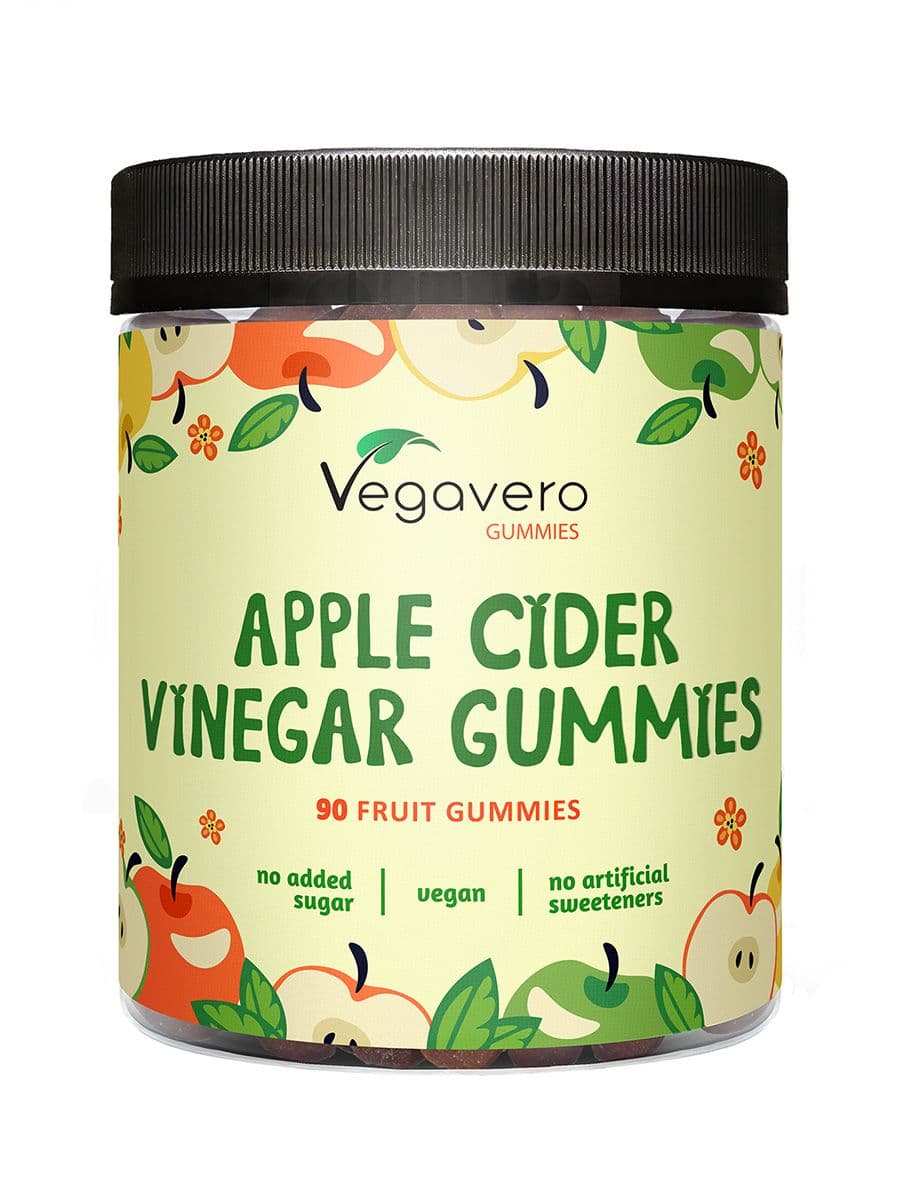 VEGAVERO Aceto di Sidro di Mele 90 pz Gummibärchen