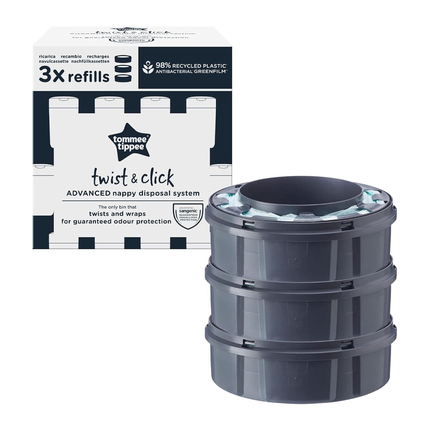 Cassette di ricarica Tommee Tippee per il sistema di smaltimento panno