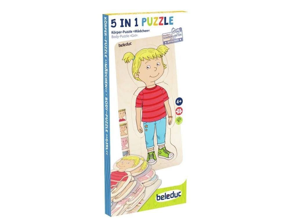 Beleduc Puzzle a strati Il tuo corpo ragazza 1 St