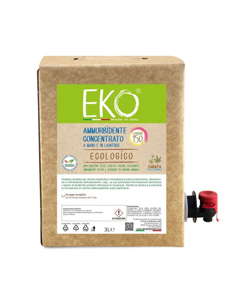 Eko Detersivo Ecologico Lavatrice E Bucato A Mano 3 l