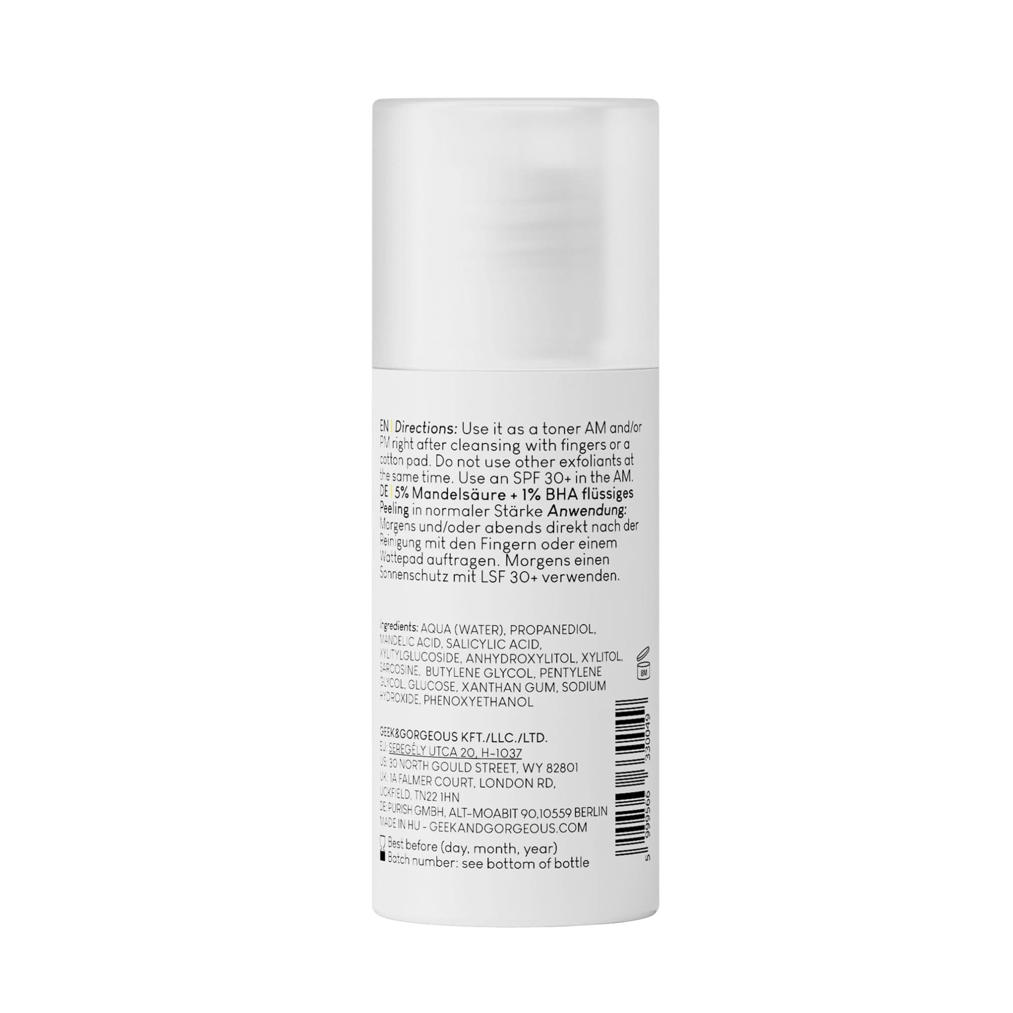 Geek & Gorgeous -Cheer up 30 ml Peeling view 2