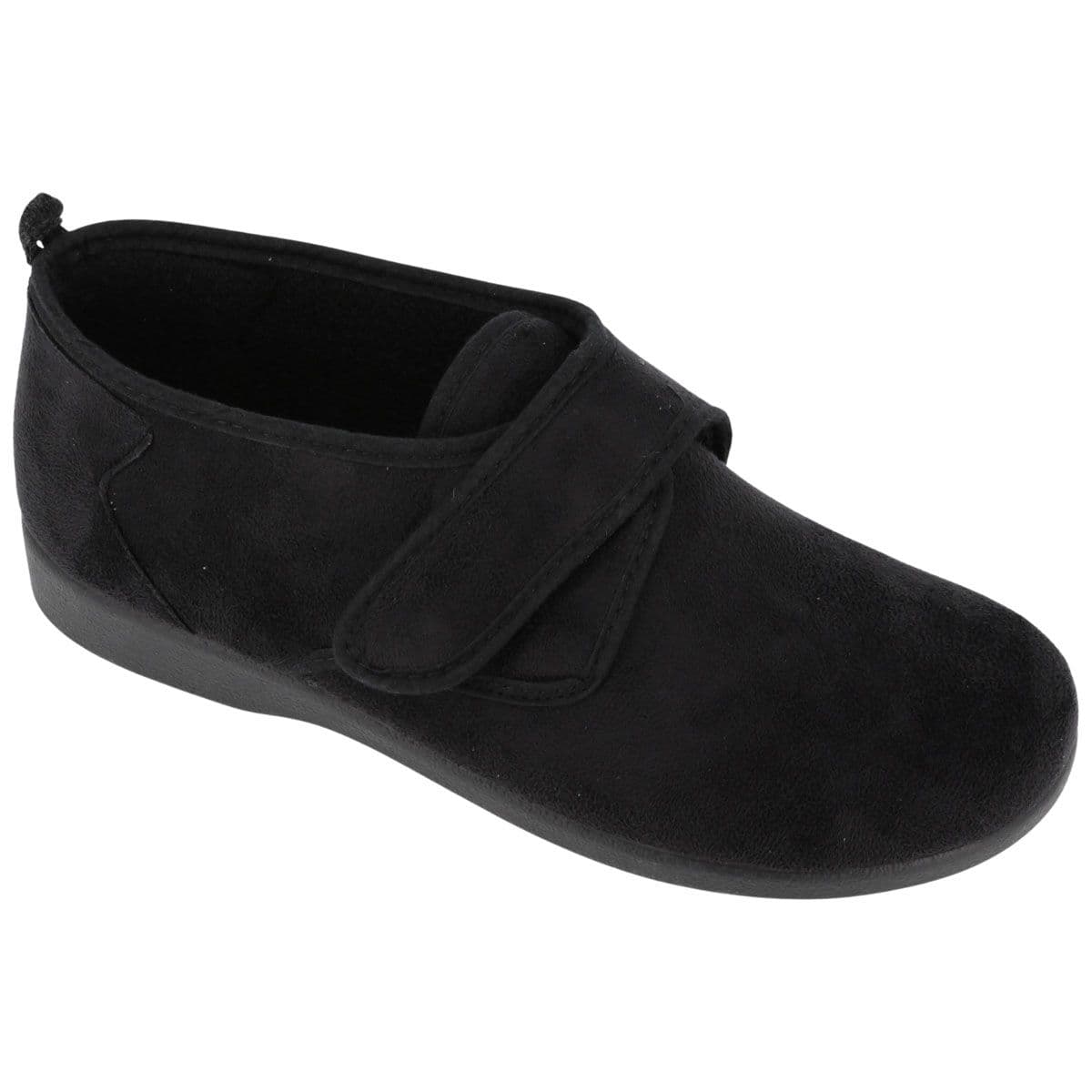Hergos H034 - Scarpa ampia calzata in morbido e caldo tessuto Velour e
