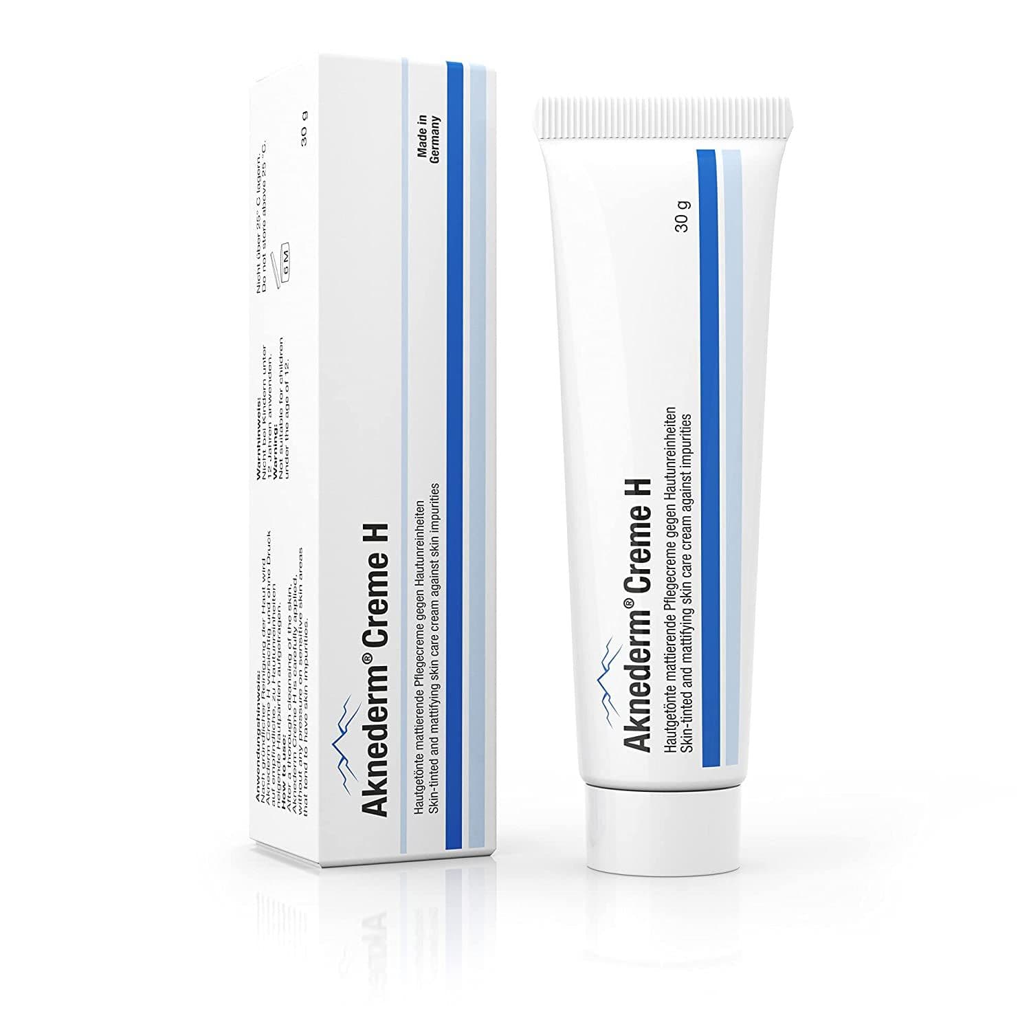 Aknederm Creme H è un prodotto di base per il trattamento delle macchi view 2