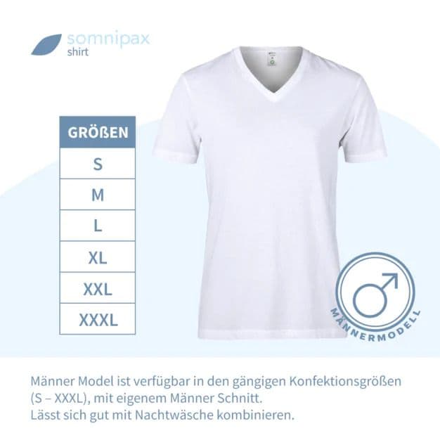 somnipax shirt Standard con rullo - maglia antirussamento, donna tg. X view 2