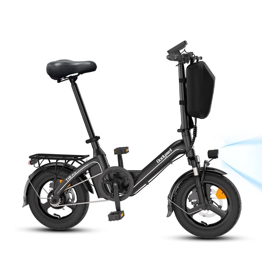 Bodywel T16 Pro Mini bici elettrica pieghevole da 14 pollici, 250 W, 3 view 2