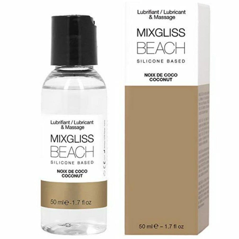 Mixgliss - Spiaggia - Lubrificante al silicone al cocco 0,05 l Lubrifi