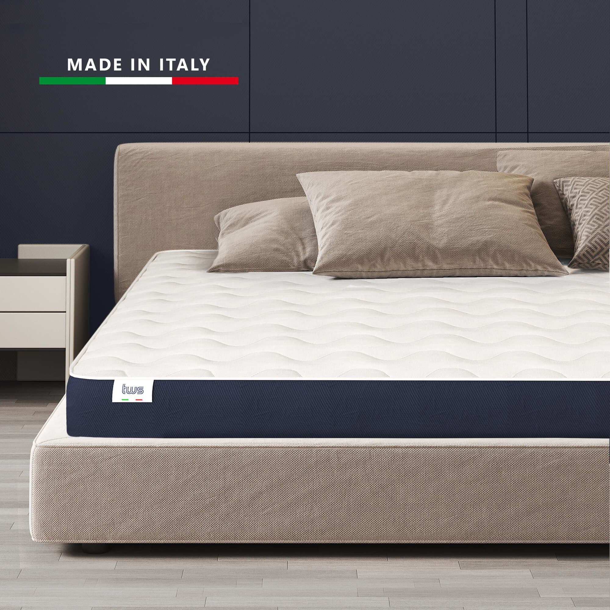 Materasso singolo 80x190 in Waterfoam Ipoallergenico, 30 cm ESSENTIAL  view 2