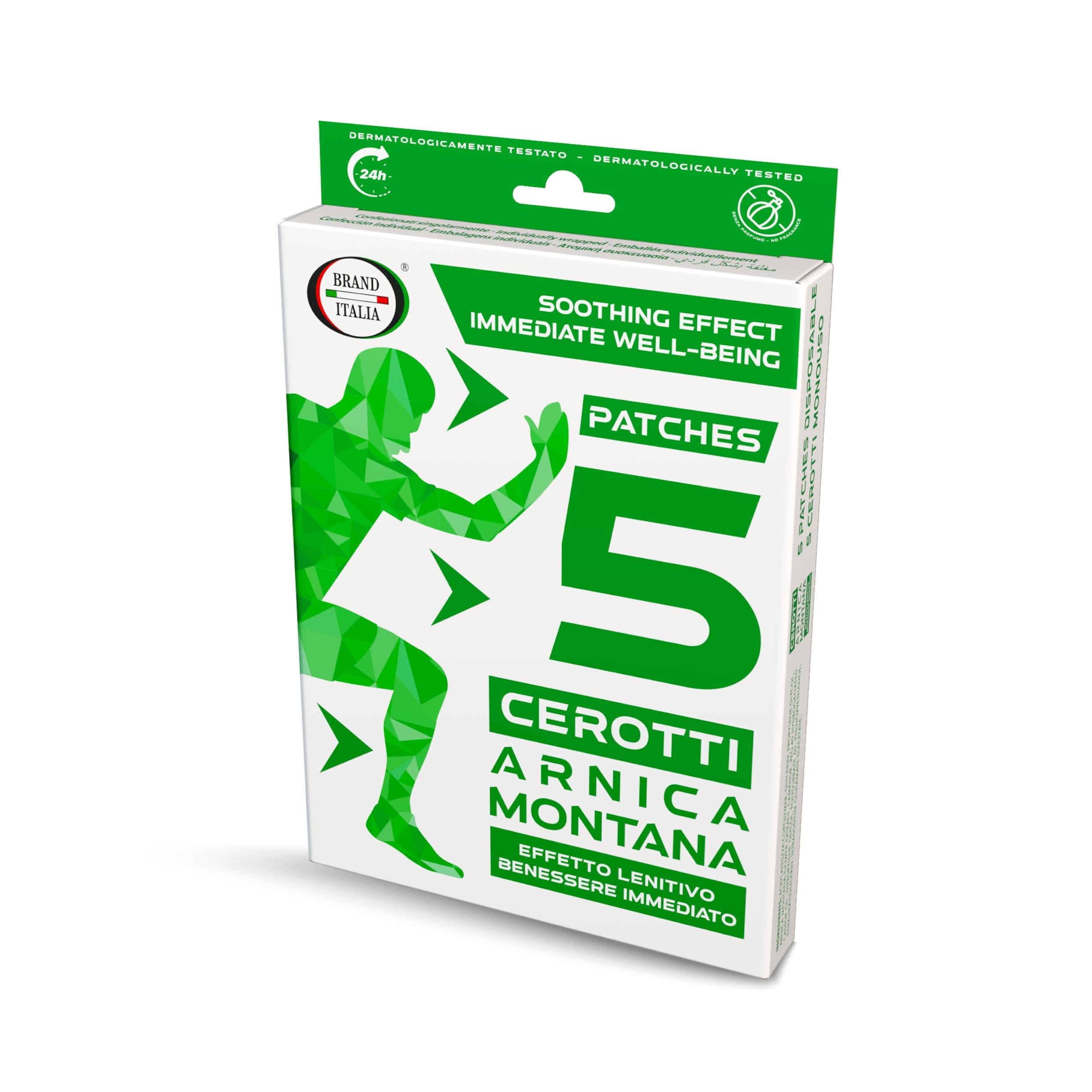 BRAND ITALIA 5 cerotti all'Arnica Montata 5 pz Cerotto