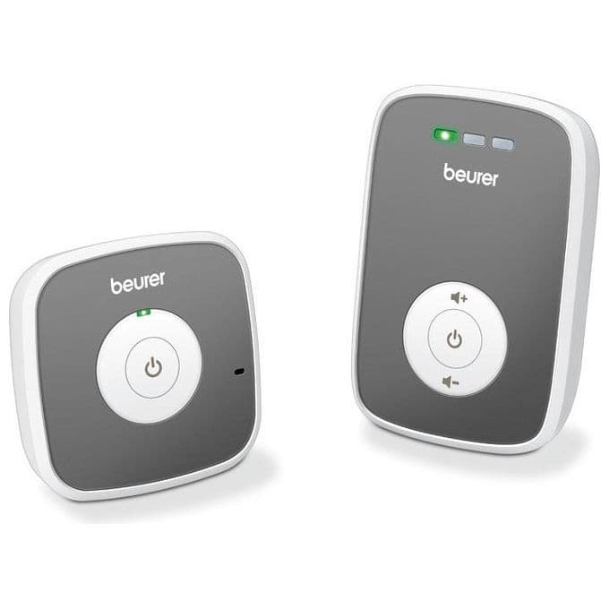 Beurer BY 33 Babyphone digitale con modalità ECO+, Grigio 1 pz Set com