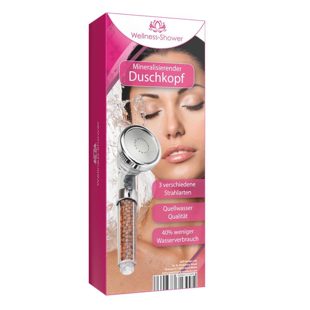 Wellness Shower - soffione doccia + set di ricarica 1 St
