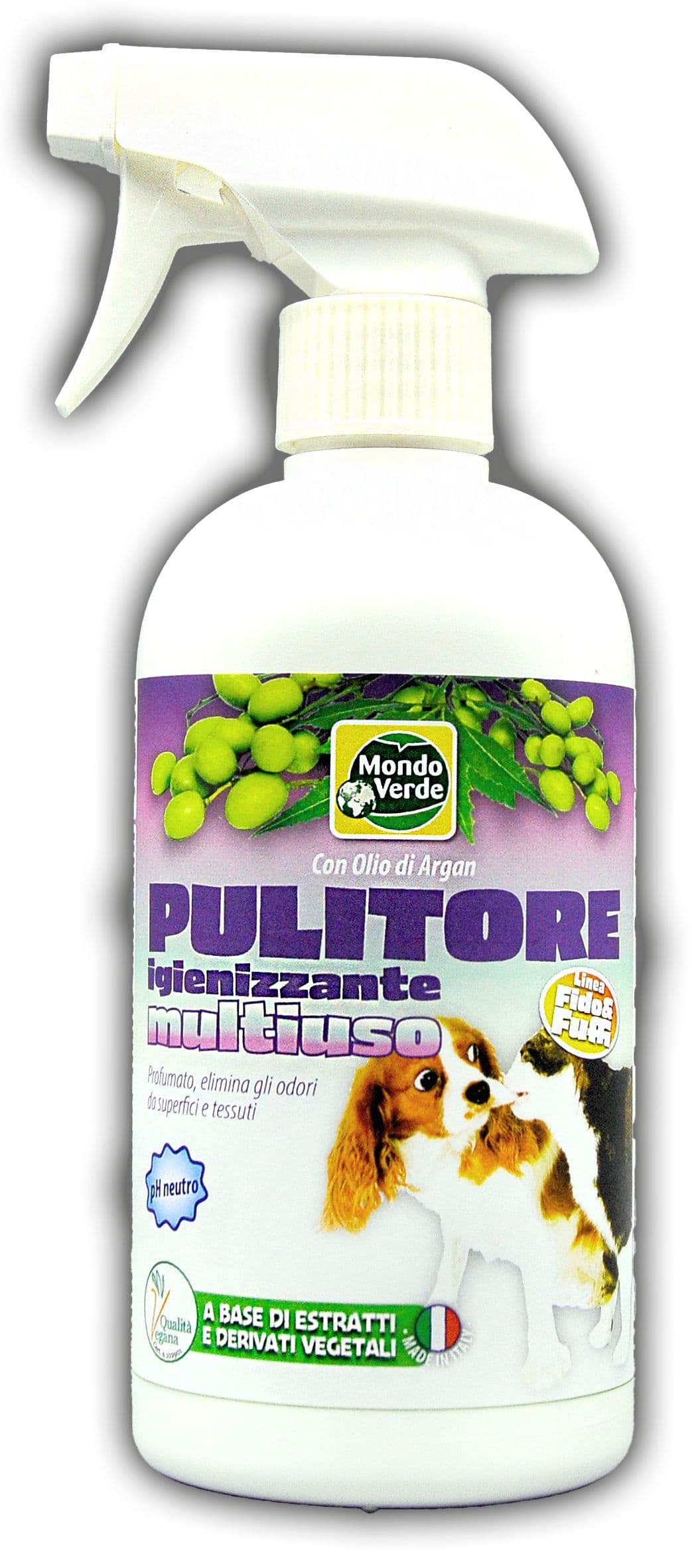 Mondo Verde - Pulitore Igienizzante Multiuso (PET12) 500 g Soluzione p