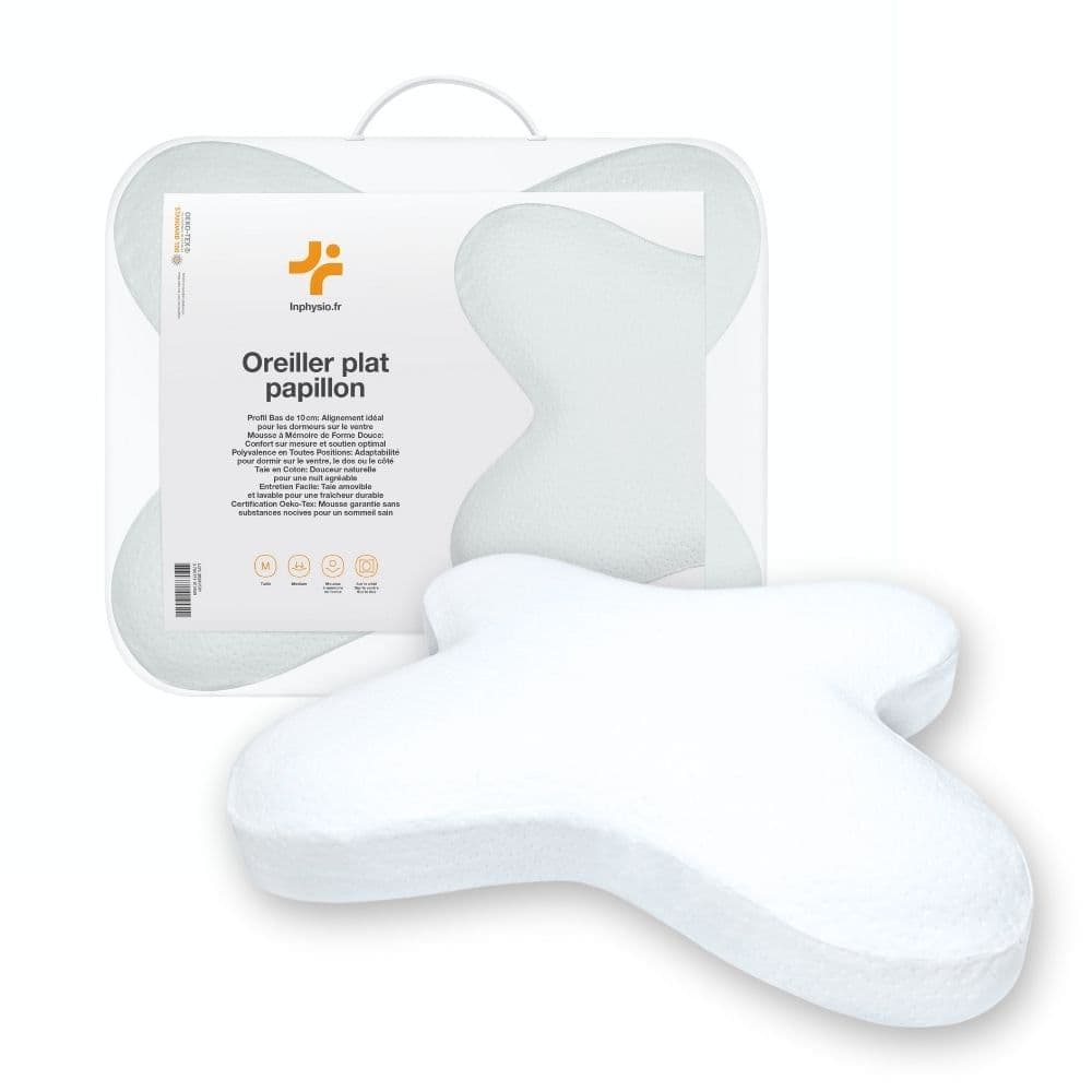 INPHYSIO Cuscino Piatto Farfalla Viscoelastico Profilo Basso 1 St