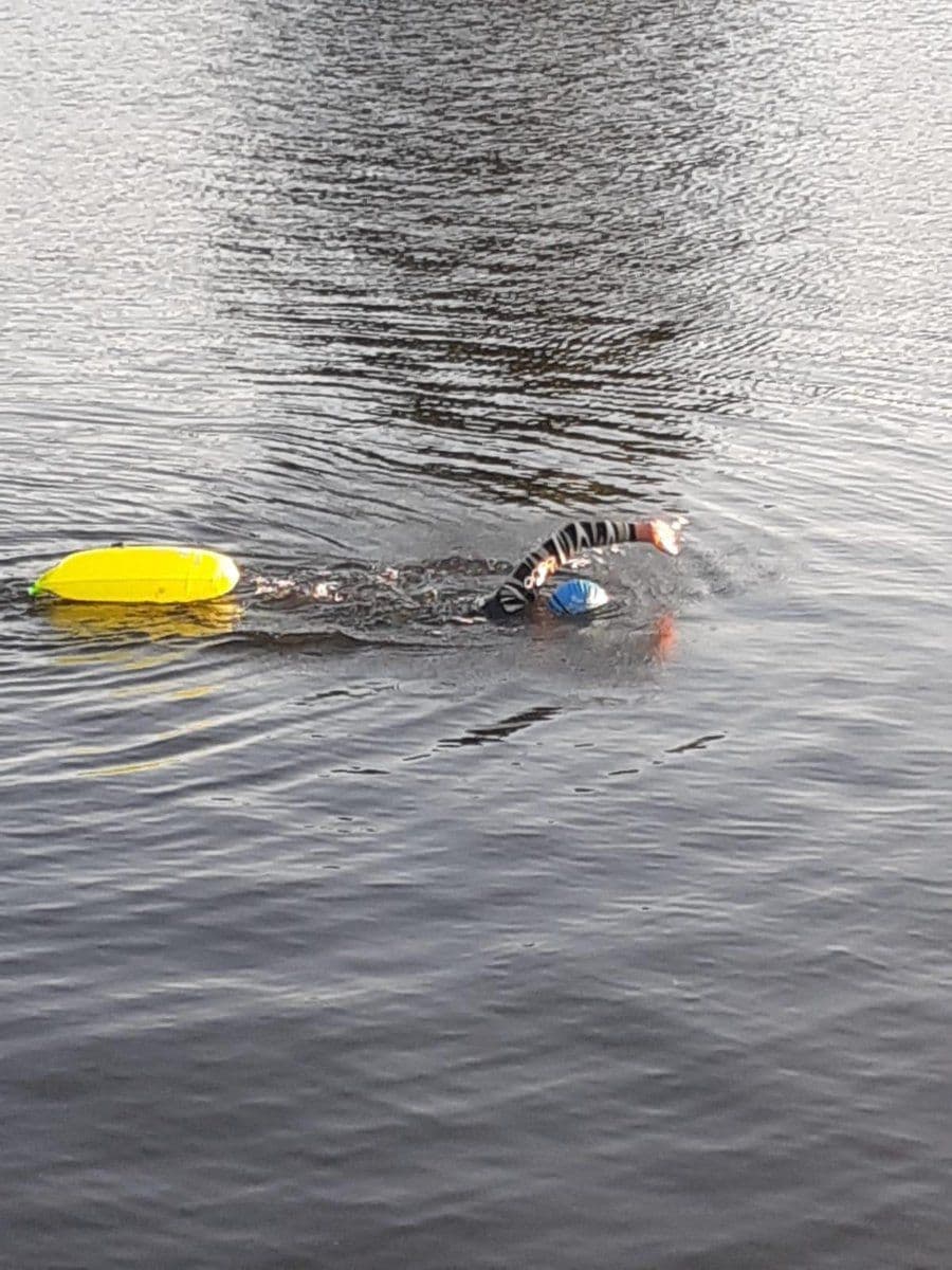 VITALIC Boa da nuoto Safe Swimmer – Boa gonfiabile con Drybag per acqu view 2