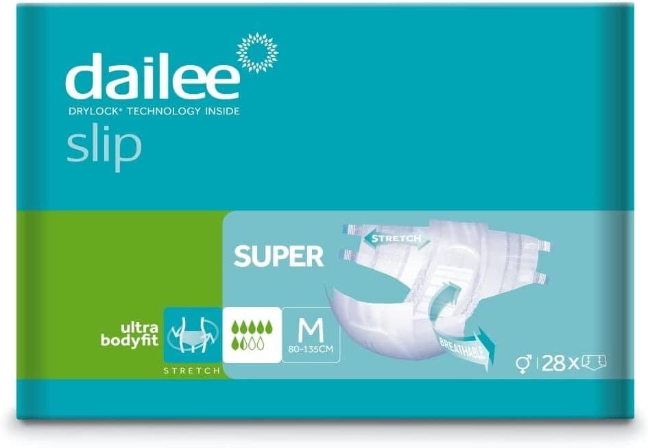 Dailee Slip Super Pannoloni a Strappo Anziani 28 pz Pannolini