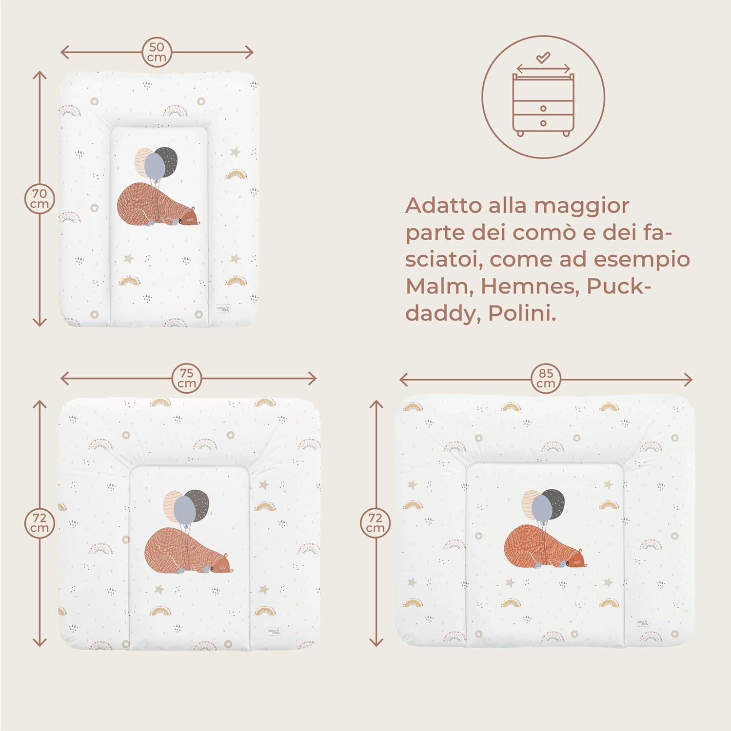 Ceba Baby Materassino Fasciatoio 50x70, Koala 50x70 cm view 2