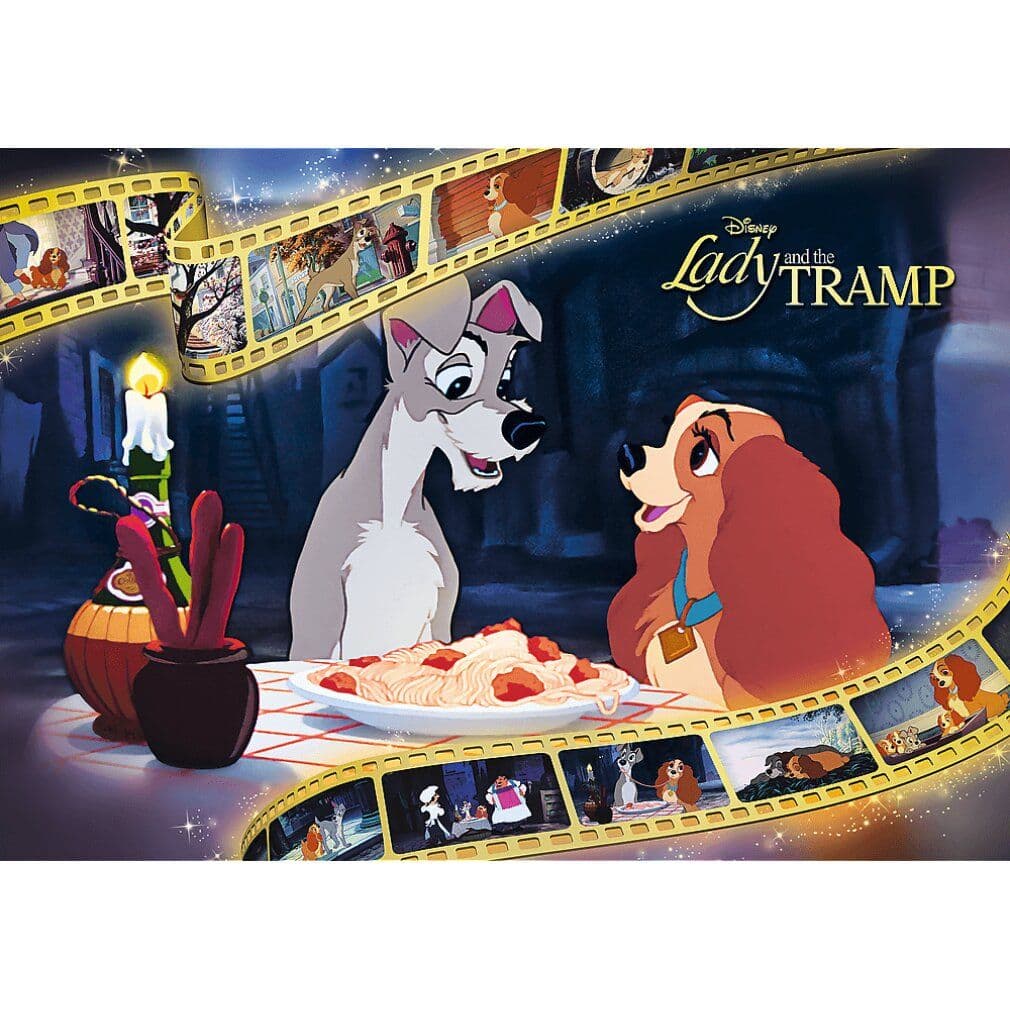 trefl Puzzle Premium Plus Iconic Moments: Lady and the Tramp 1000 pezz