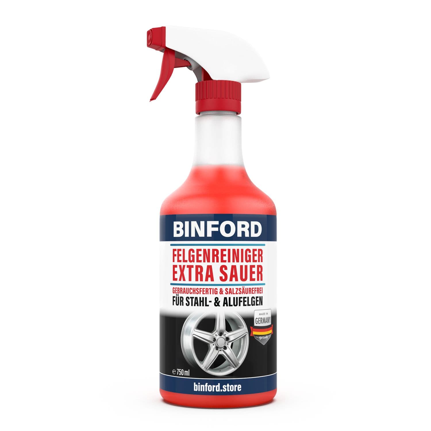 Binford Felgenreiniger - Detergente per cerchi 750 ml Detergente