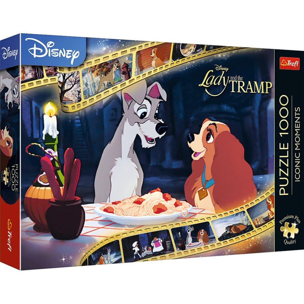 trefl Puzzle Premium Plus Iconic Moments: Lady and the Tramp 1000 pezz view 2