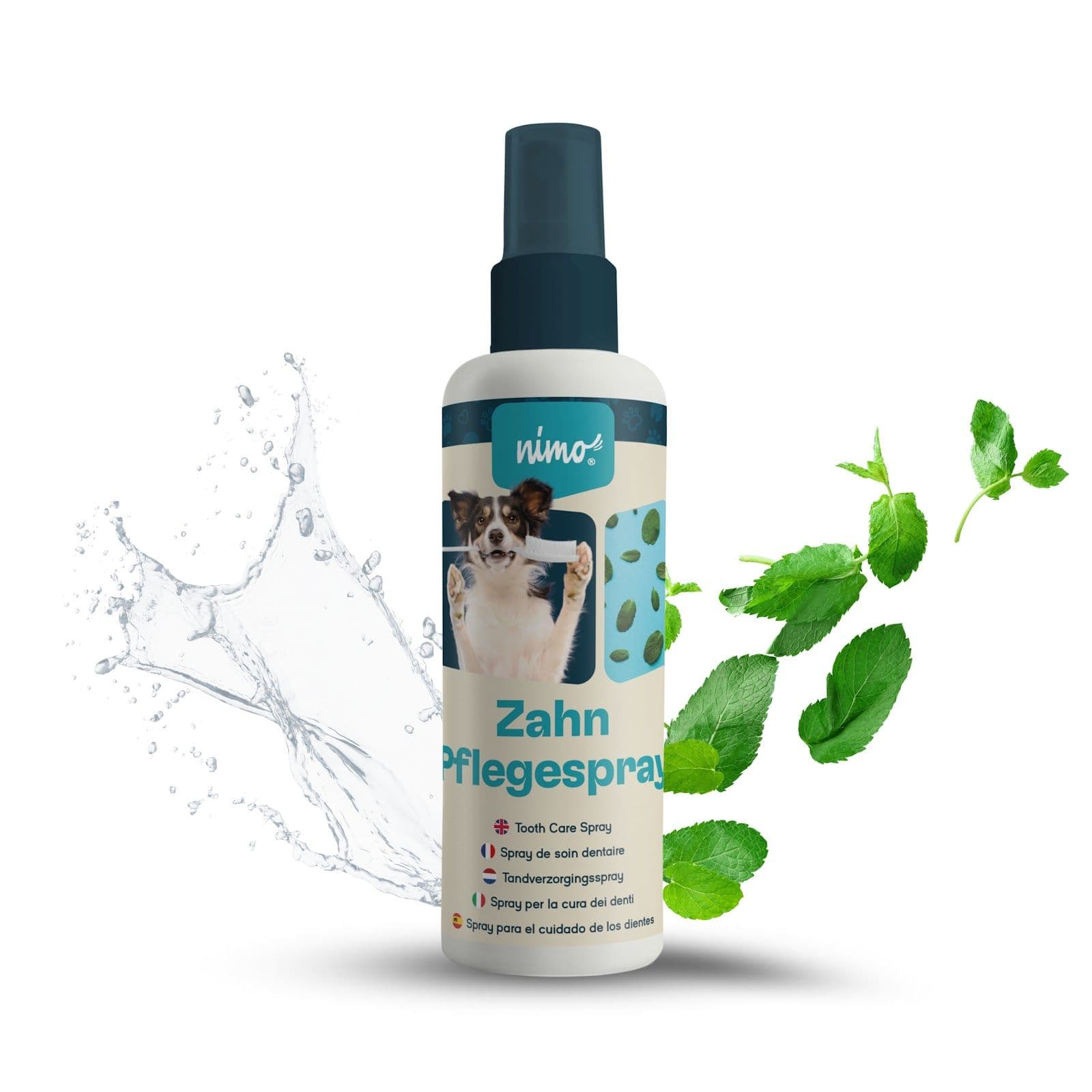 nimo® spray per la cura dei denti • spray dentale per cani, gatti e an