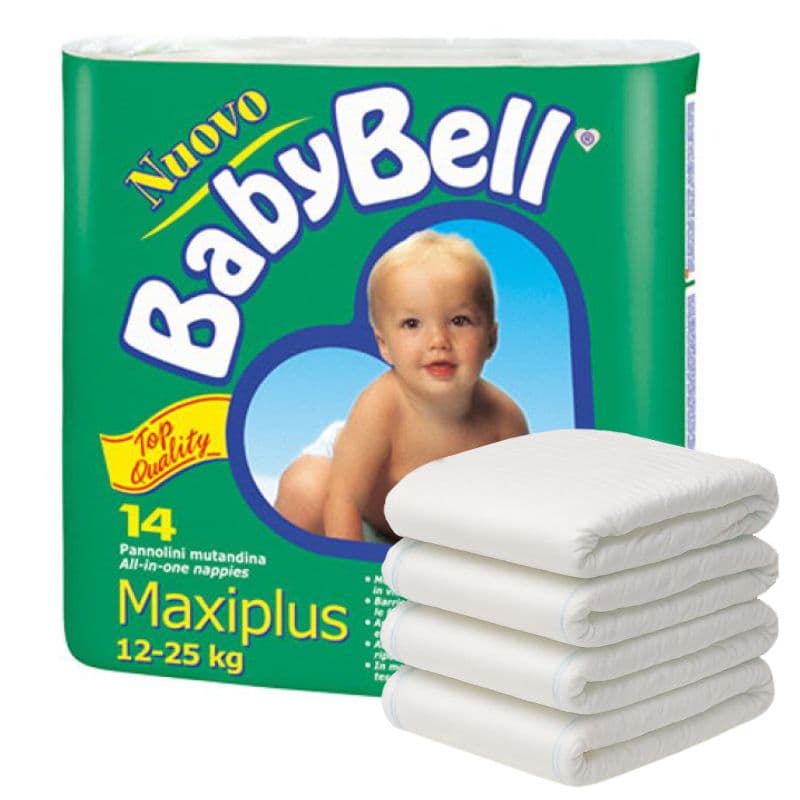 Medical Sud Baby Bell Pannolini Maxi Plus per bambini da 12 a 25 kg 14