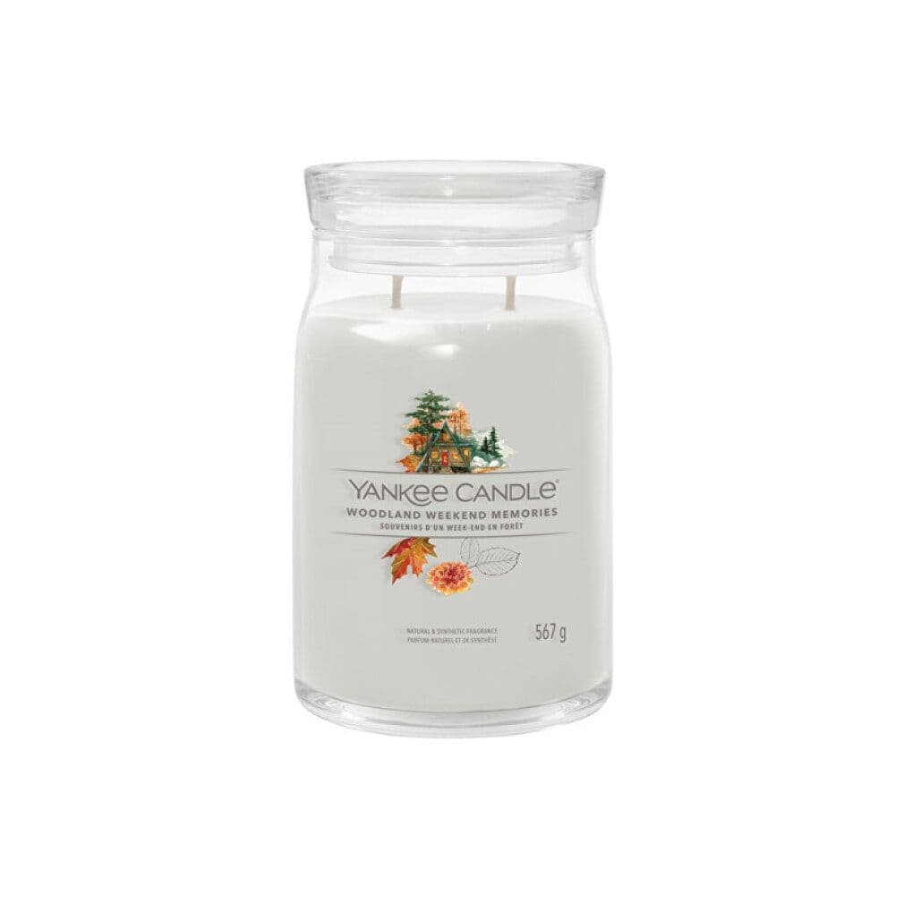 Yankee Candle Woodland Weekend Memories Signature Candle largeß 1,5 kg view 2