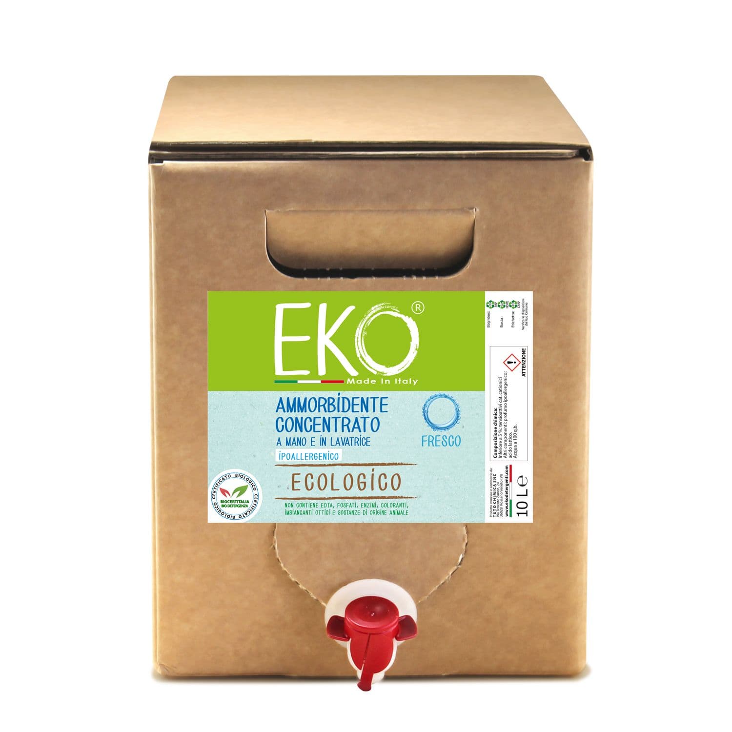 Eko Ammorbidente Ecologico Liquido 10 l