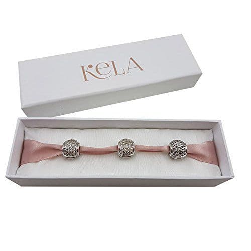 Kela Celeste Diamante Platinum - Accessori da cucina eleganti 10x10x8 