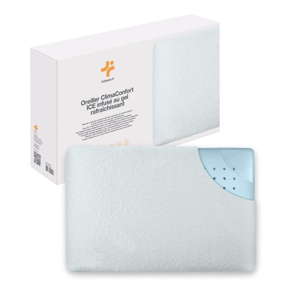 INPHYSIO Cuscino con Infusione di Gel Rinfrescante ClimaConfort ICE 1 