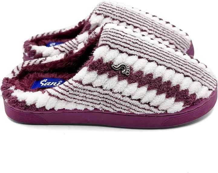 Sanì Pantofole Donna Invernali in Pelliccia con Memory Foam 1 St view 2
