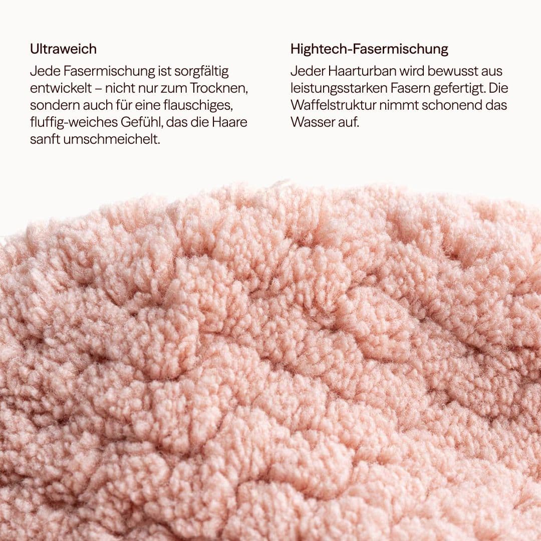Fasce per capelli in microfibra ultra-assorbenti 2 pz Set view 2
