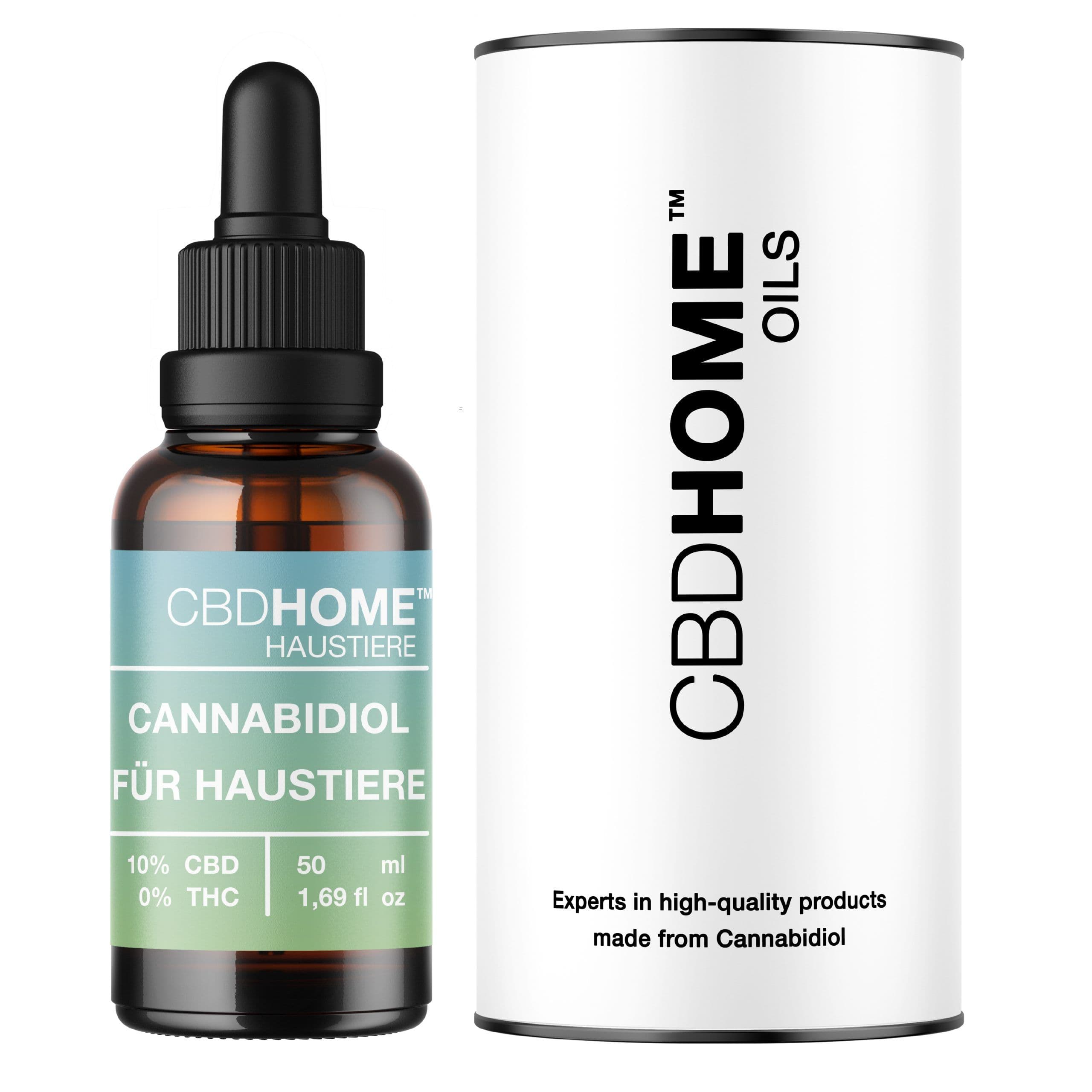 CBD HOME – Olio di isolato di CBD per animali domestici – 10% CBD 50 m