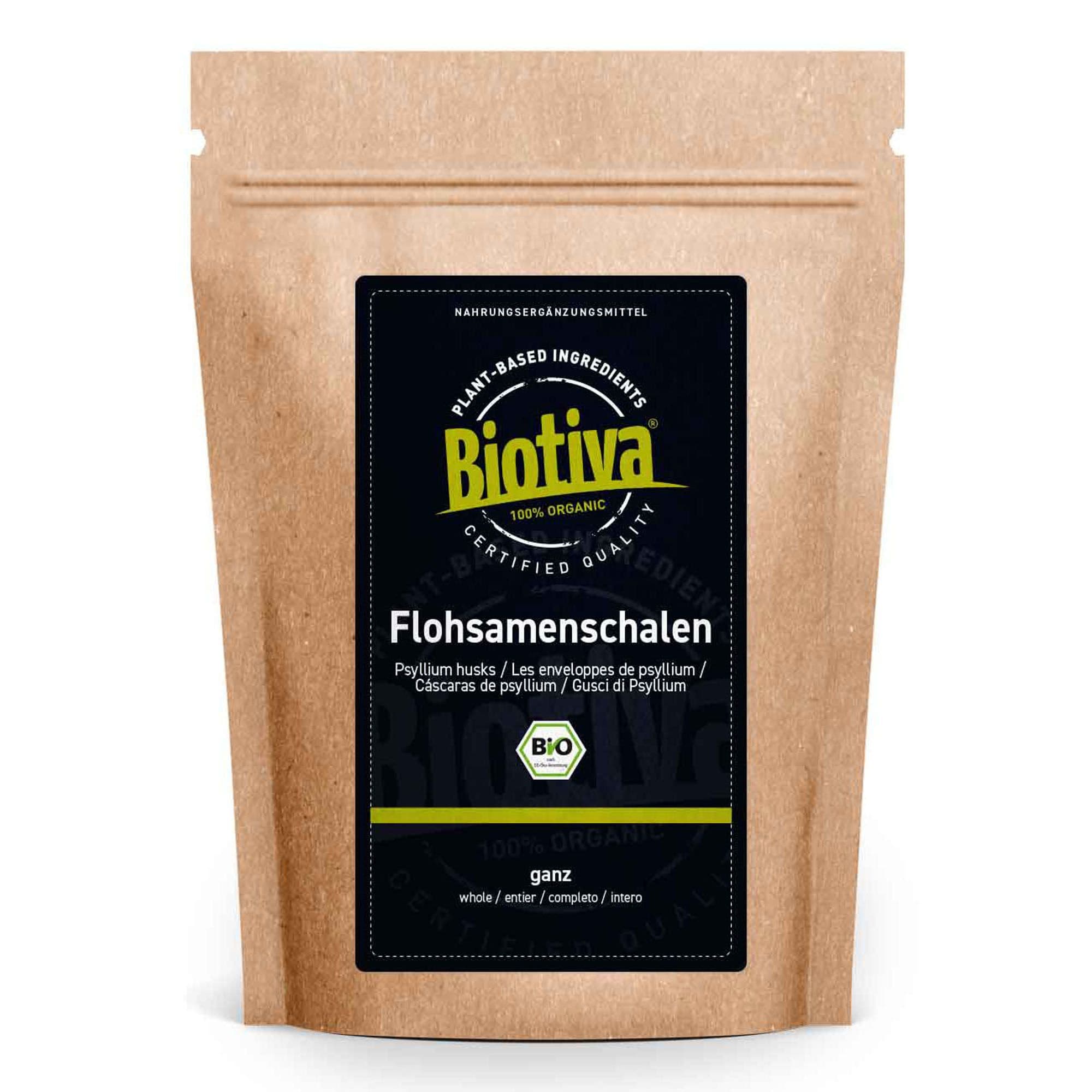Buccia di psyllium Biotiva pura al 99%. 500 g