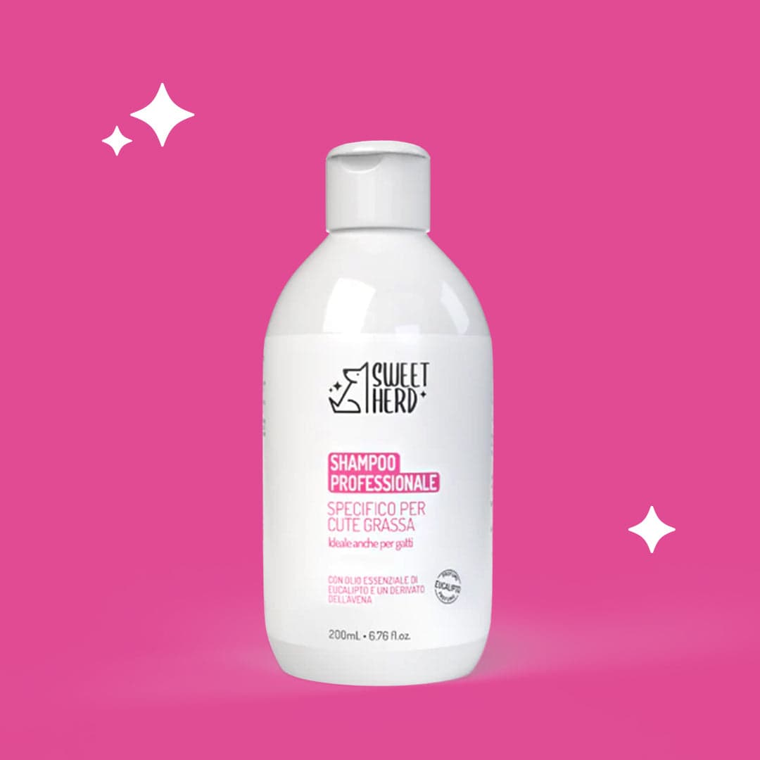 Shampoo Cute Grassa e Forfora – Cani e Gatti