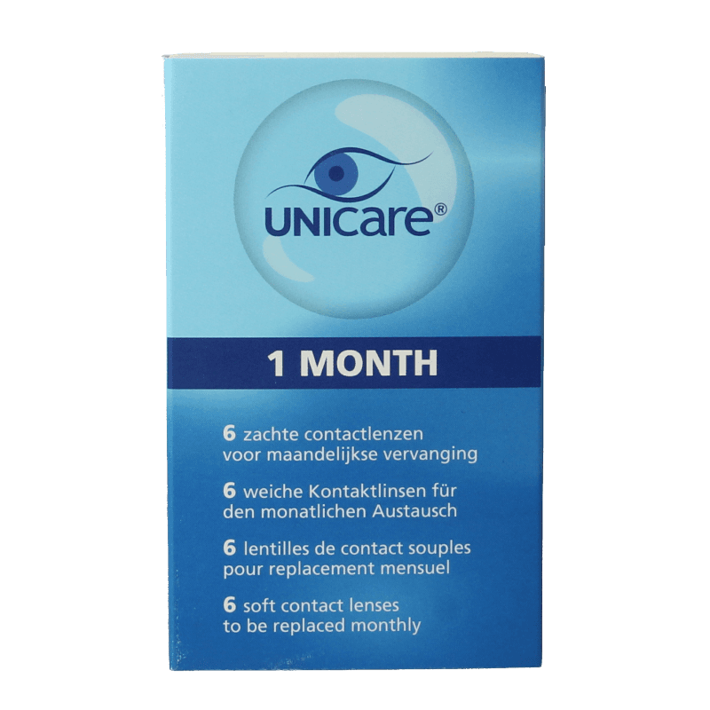 Unicare Lenti a Contatto Mensili Unicare -3.75 (6 Pezzi)