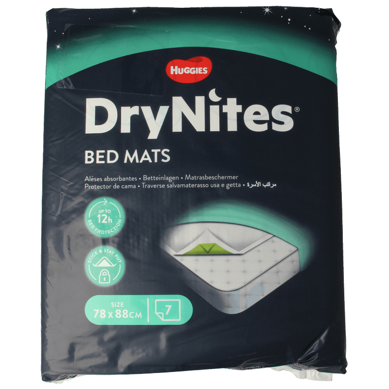 Huggies Tappetini Drynites per letto, 7 Pezzi