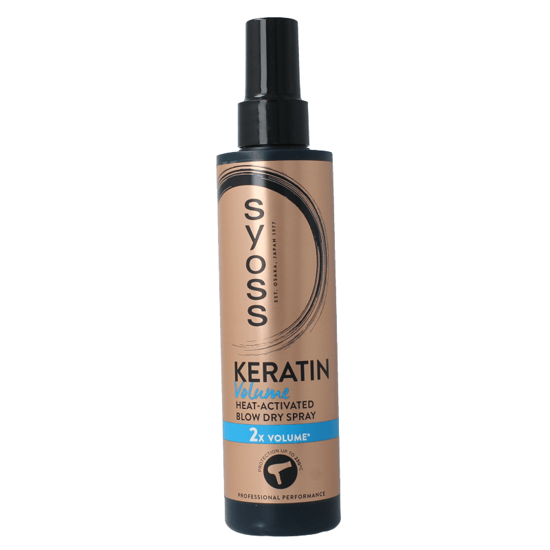 Syoss Spray Protettivo Termico Volume Cheratina 200 Millilitri