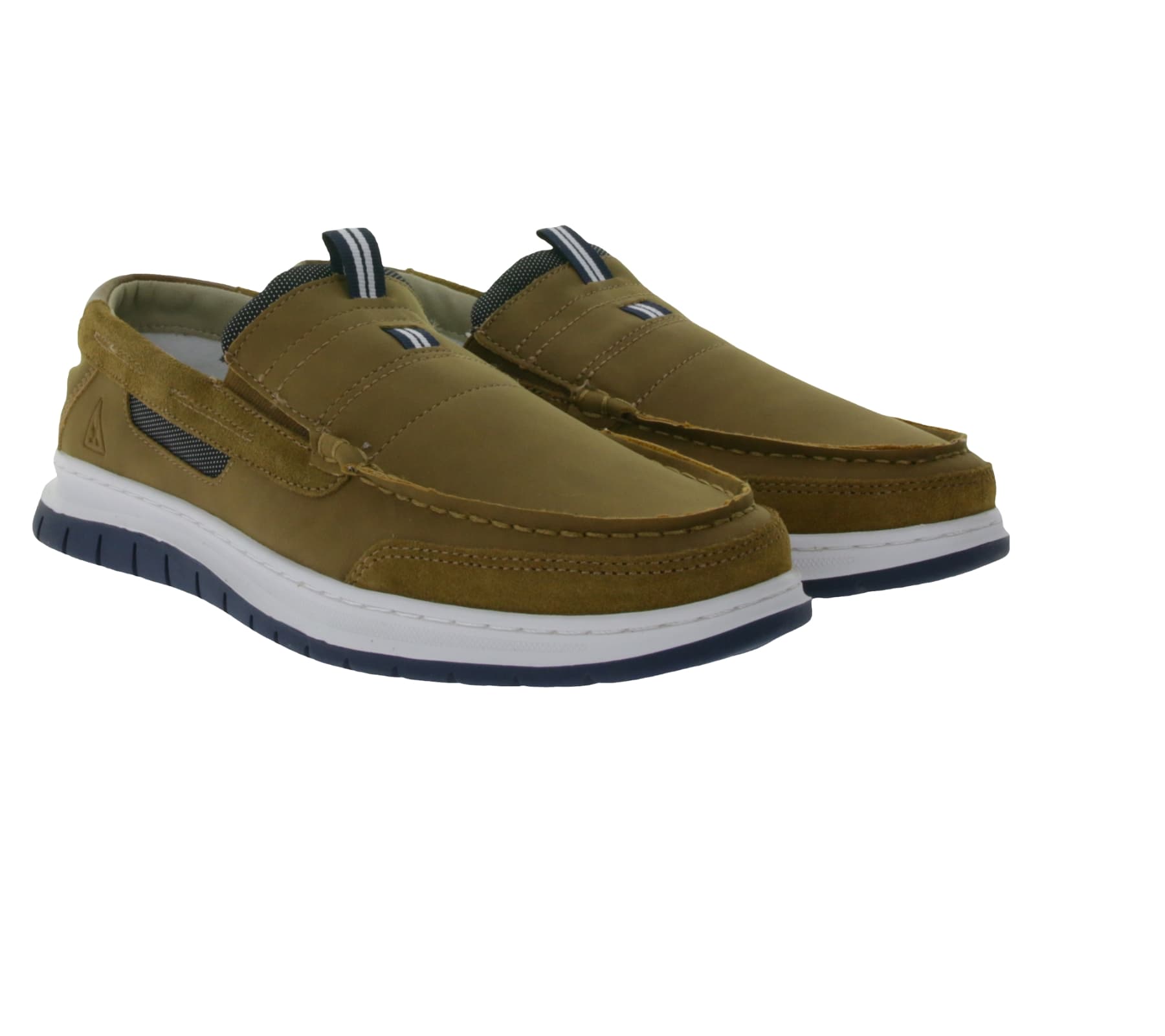 Pantofole da uomo Gaastra, scarpe basse senza tempo con contenuto di vera pelle, marrone