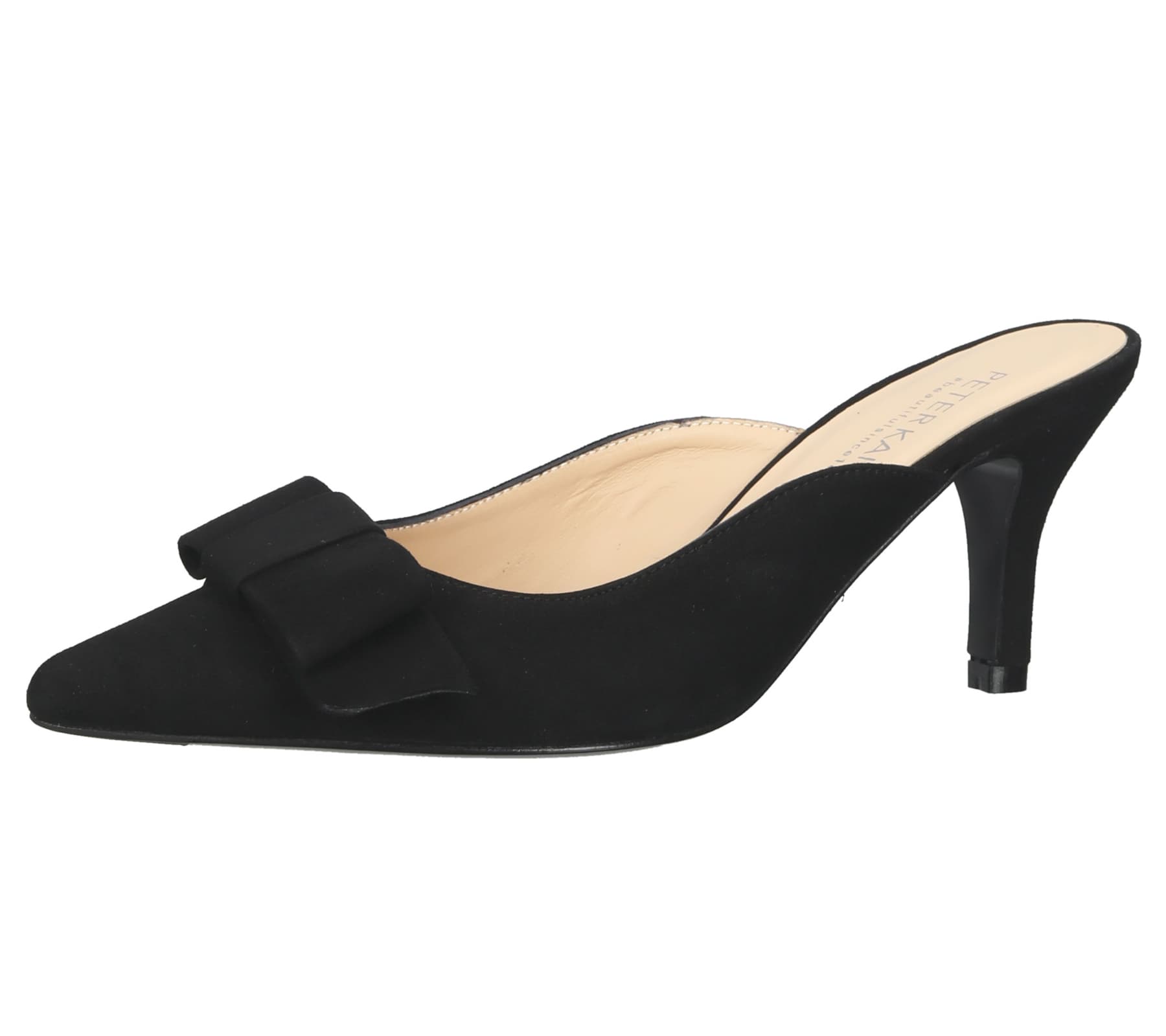 PETER KAISER sabot da donna in vera pelle sandalo da sera con tacco a spillo 60165-240 nero