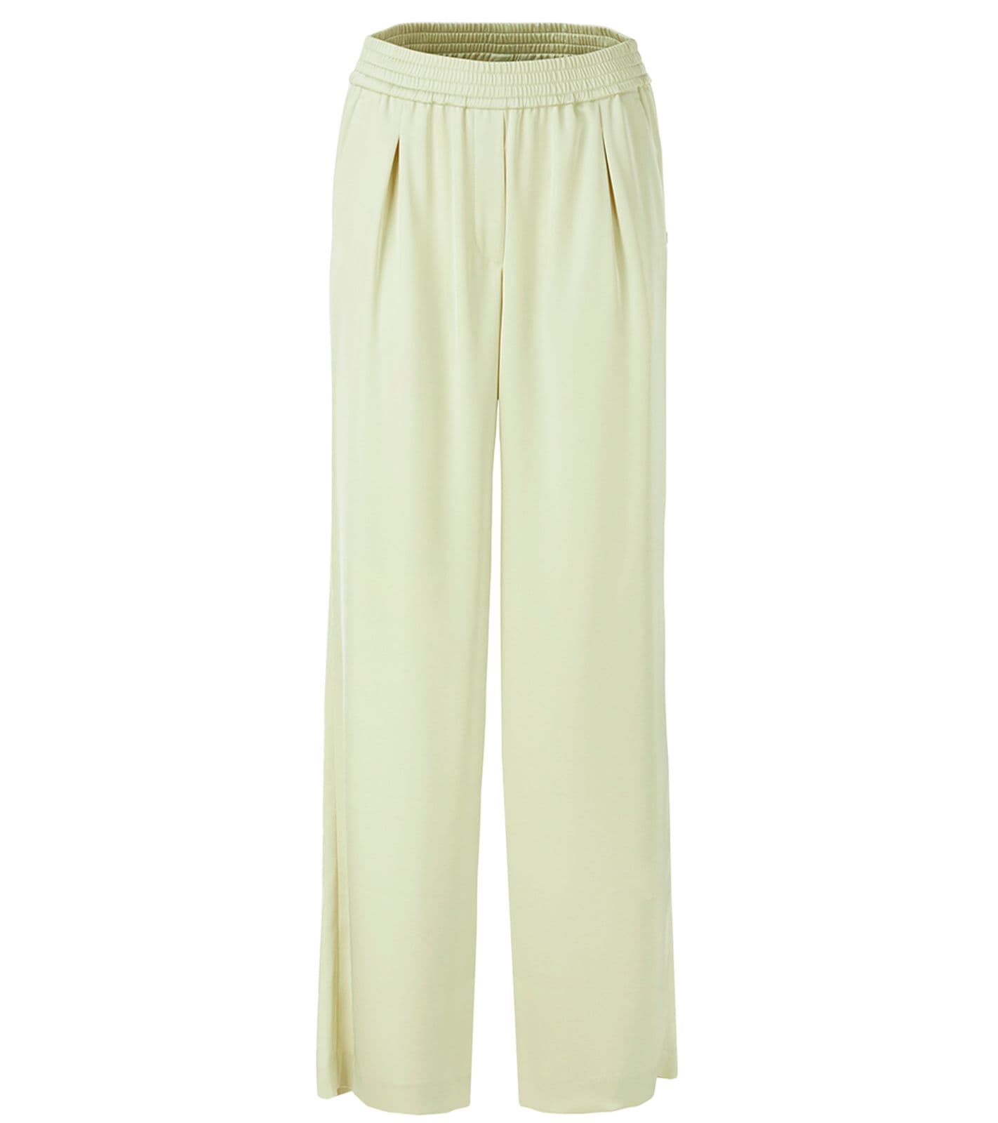 MARC CAIN COLLECTIONS pantaloni da lavoro da donna, pantaloni estivi, pantaloni per tutti i giorni UC81.34W15 520 verde oliva