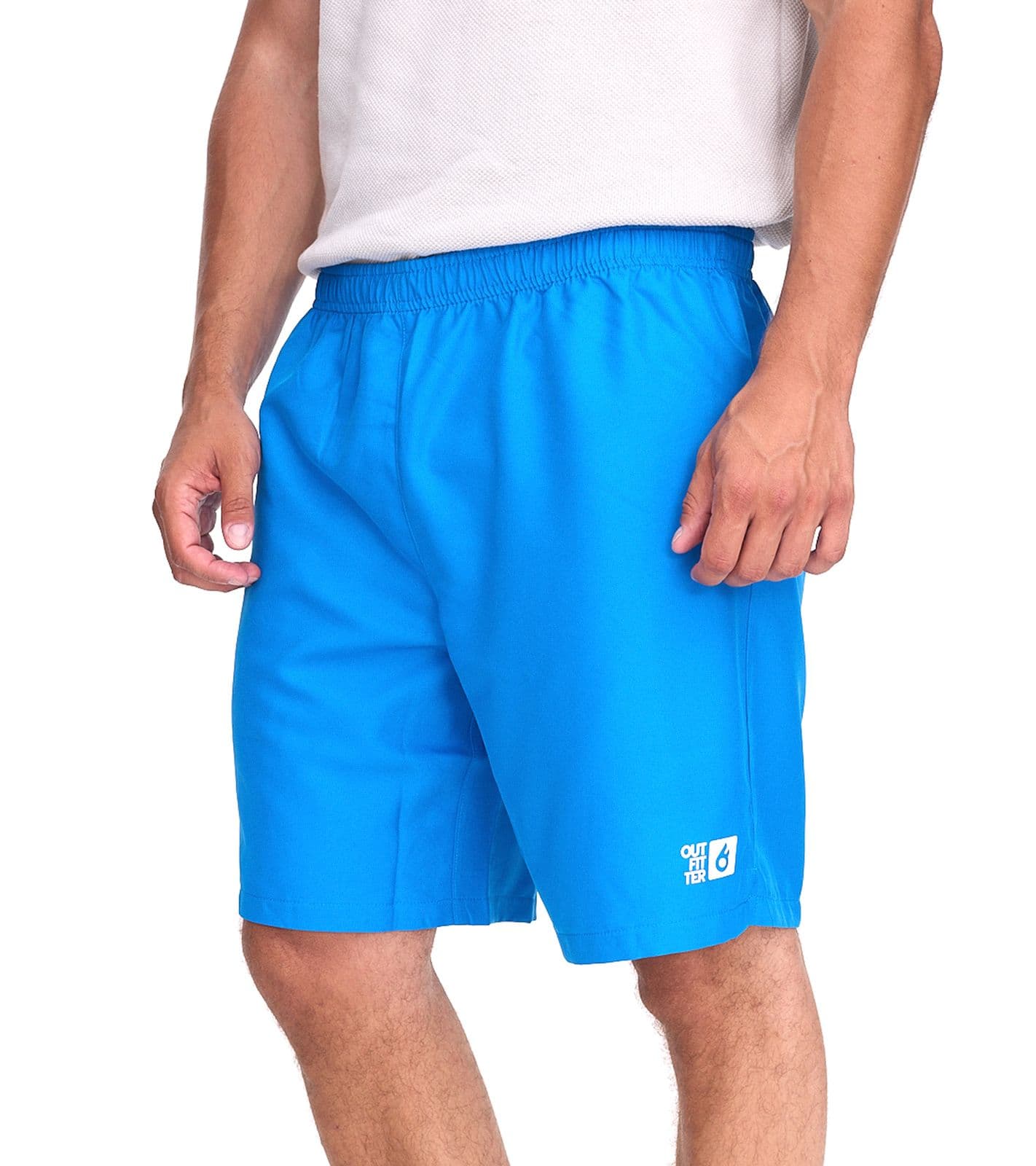 Outfitter OCEAN FABRICS pantaloncini da allenamento per uomo pantaloni sportivi sostenibili Tahi Match OUT-M-1032-OTW Blu view 2