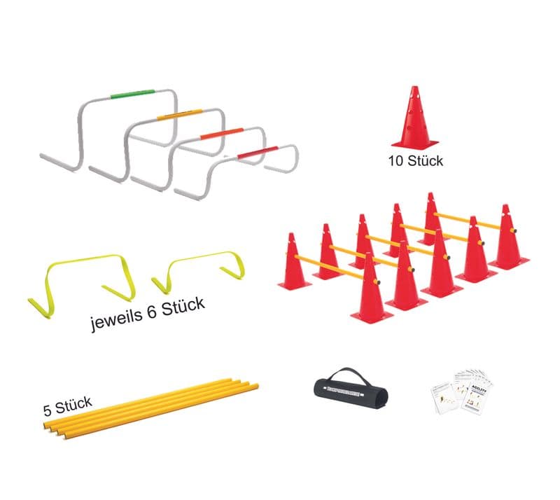 Set (piccolo) di strumenti ausiliari per l’allenamento - Piccoli ostacoli